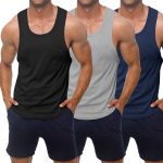 Workout Tank Top Quick Dry Gym Muscle Tees Fitness Bodybuilding Sleeveless T Shirts